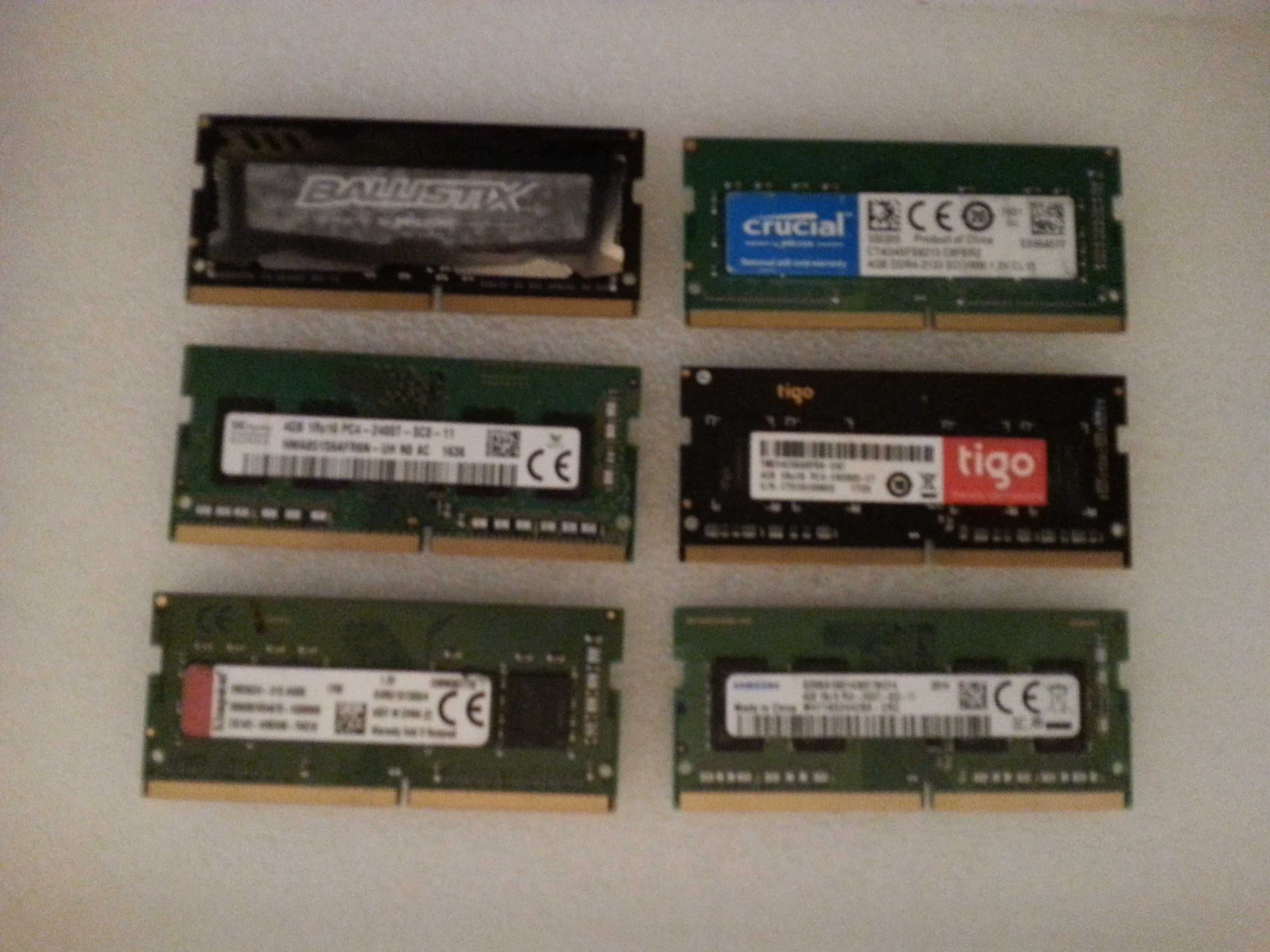 Kości RAM sodimm- DDR4 4GB,8GB-DDR3 4GB,8GB . Laptop.