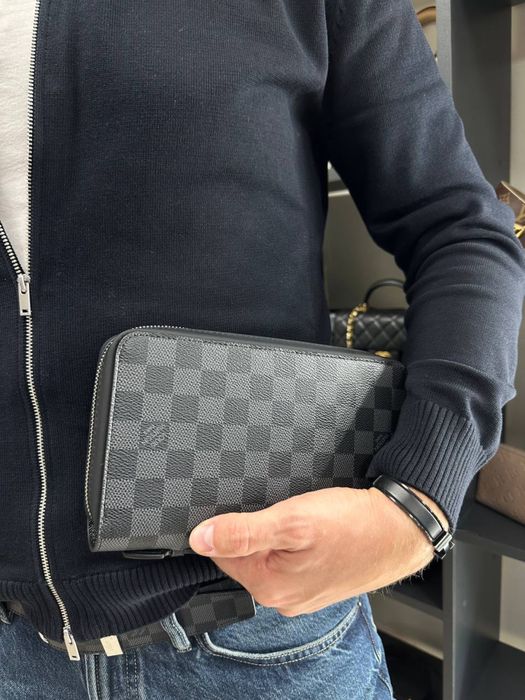 Гаманець портмоне чоловіче кошелек Louis vuitton комплект бутика
