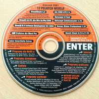Enter 2 CD z programami graficznymi, dźwiękowymi, biurowymi, antywir..