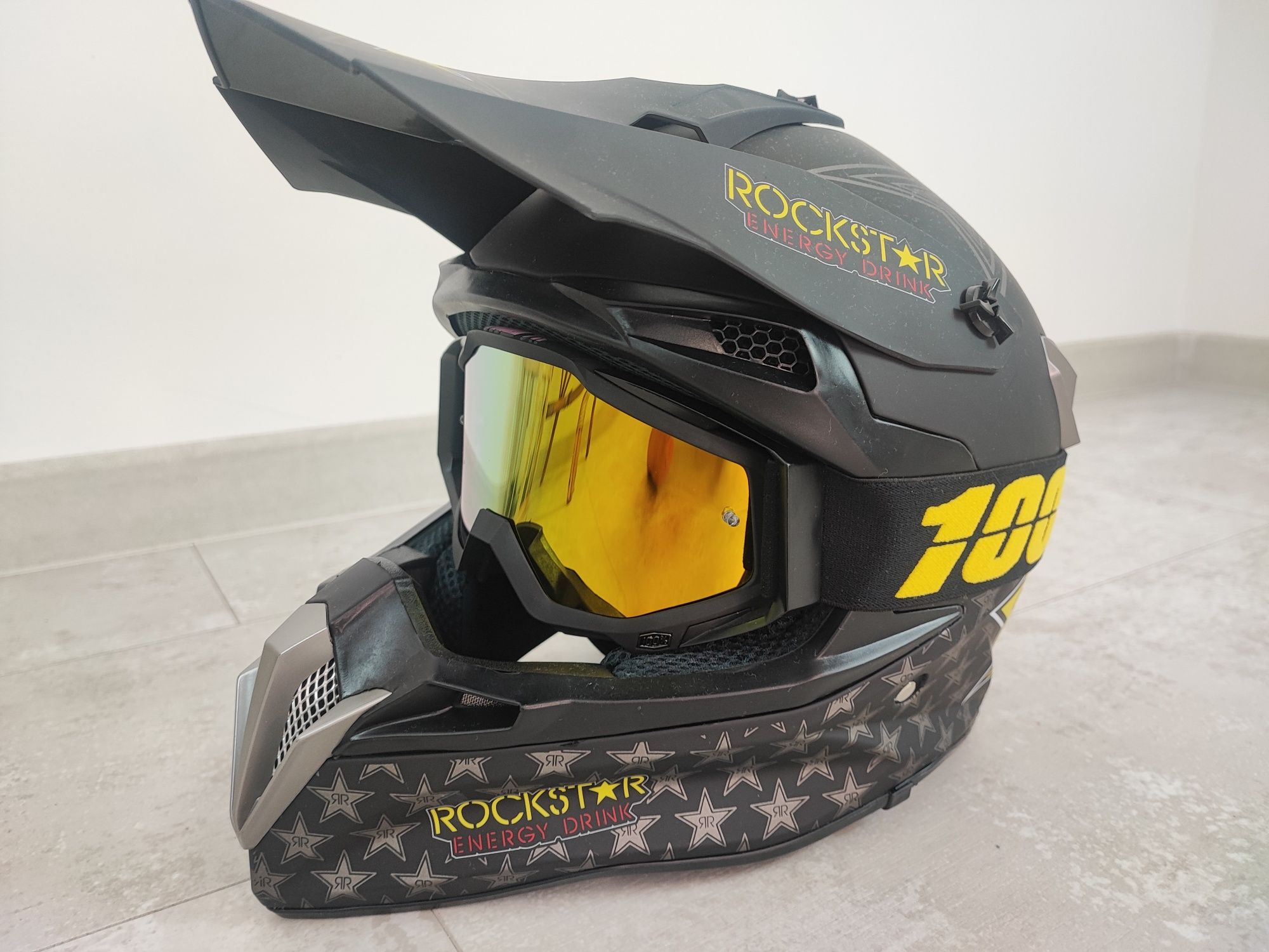 Kask cross enduro motocross quad ATV rowerowy mtb rozmiar L