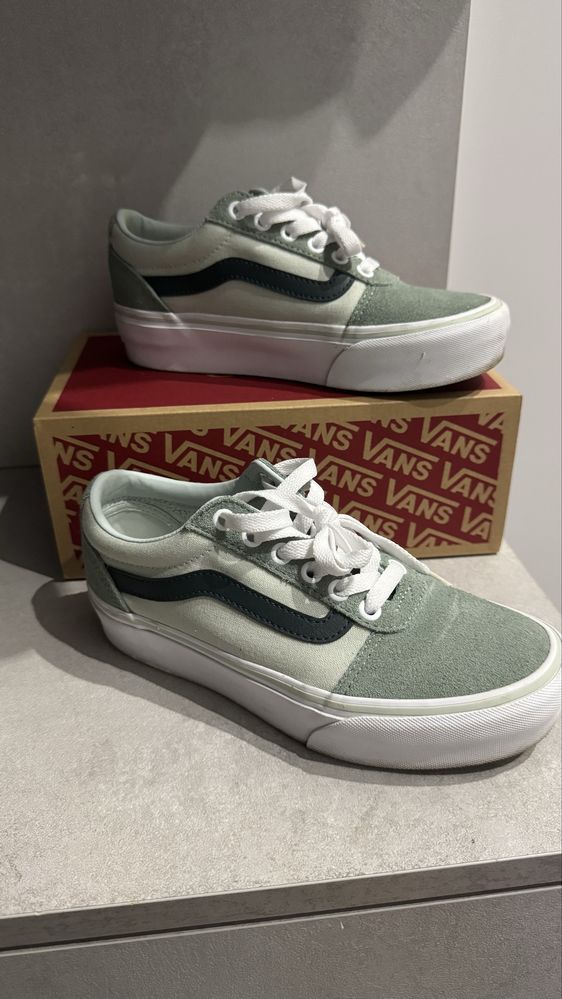 Кеди Vans зелені