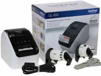 drukarka etykiet brother ql-800 + 2 taśmy jak nowa