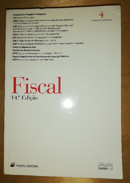 Livro Fiscal da Porto Editora