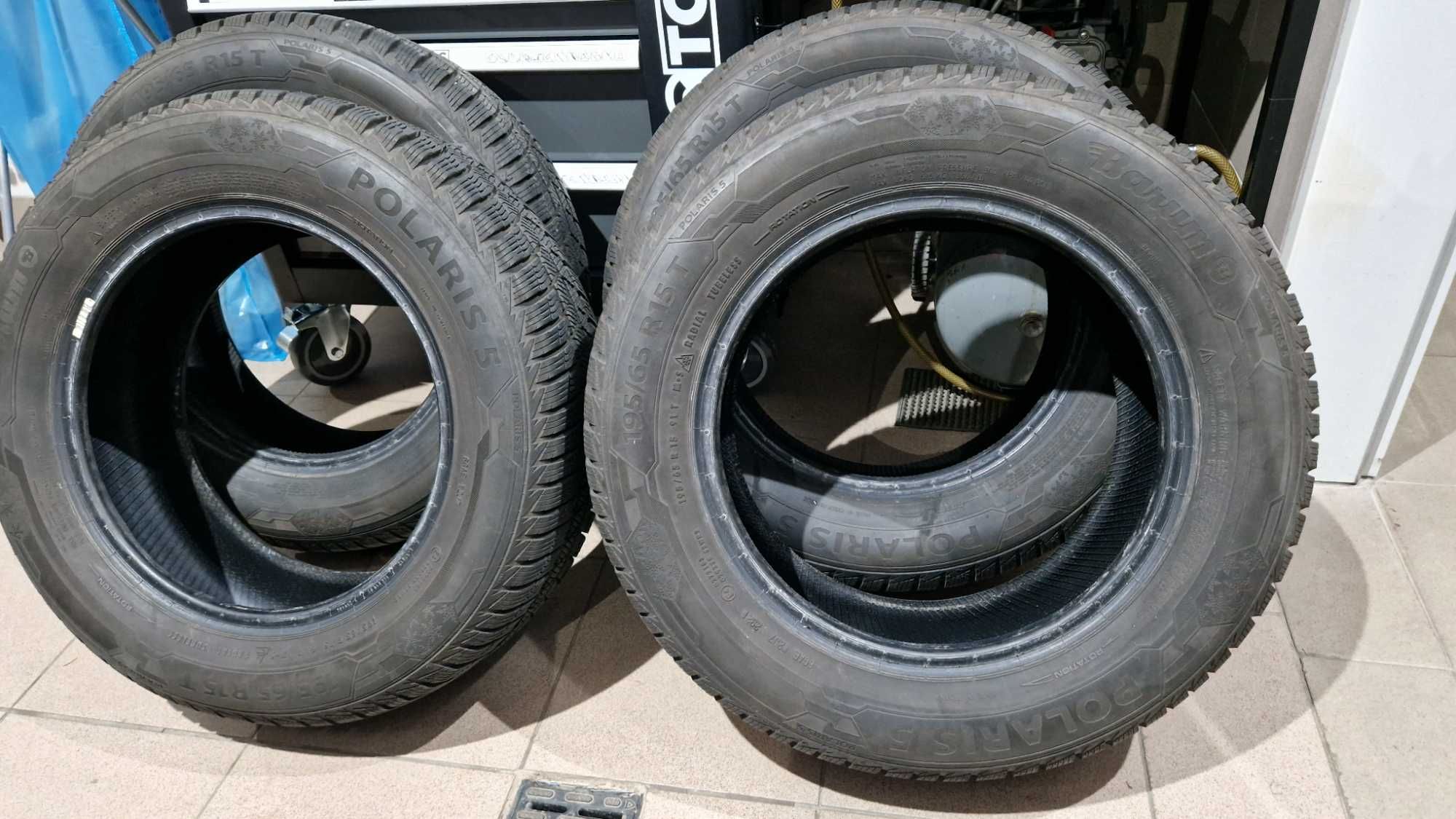Komplet opon zimowych BARUM POLARIS 5 195/65 R15 rocznik 2022