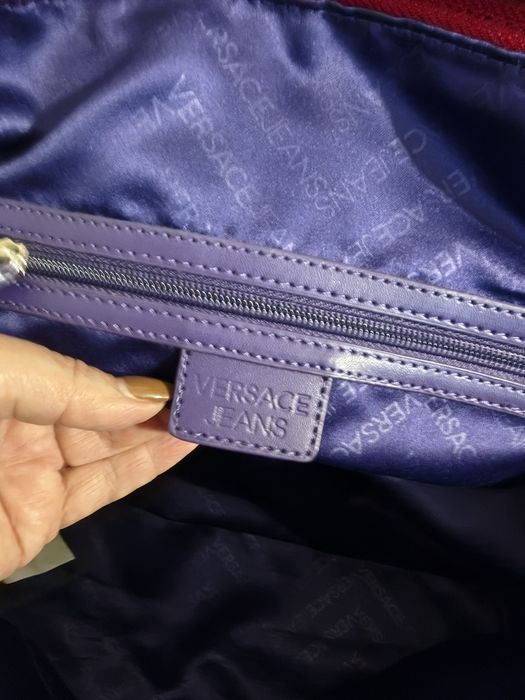 Torebka Versace Jeans lakierowana kolor czerwony
