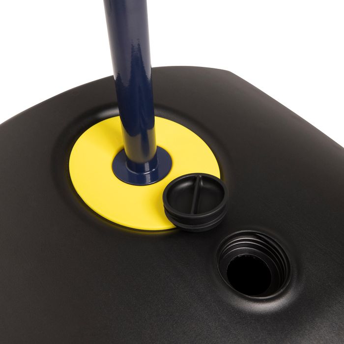 Rede e Postes Voleibol de Praia BV500 Ajustáveis Amarelo (Conjunto)