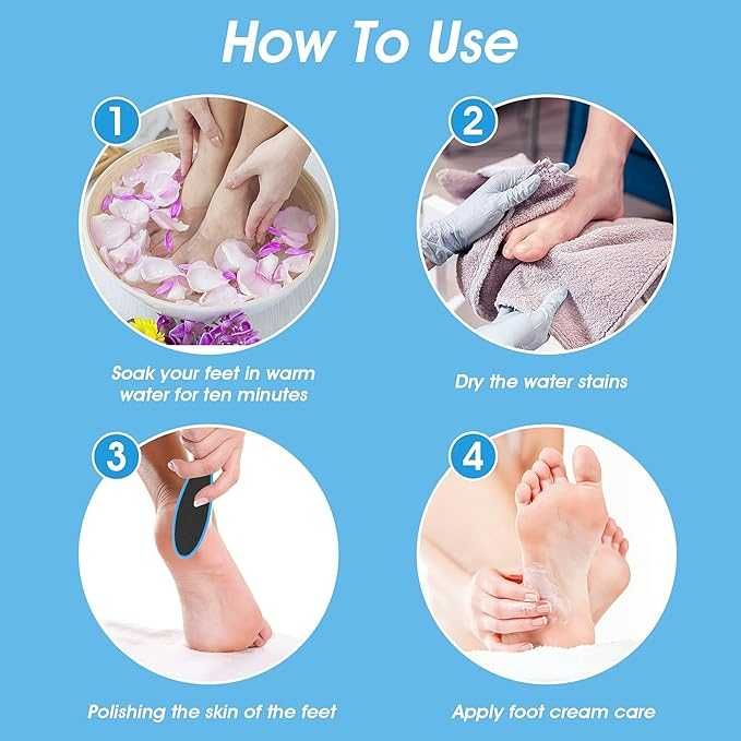 Dwustronny skrobak / pilnik do stóp x 10sztuk