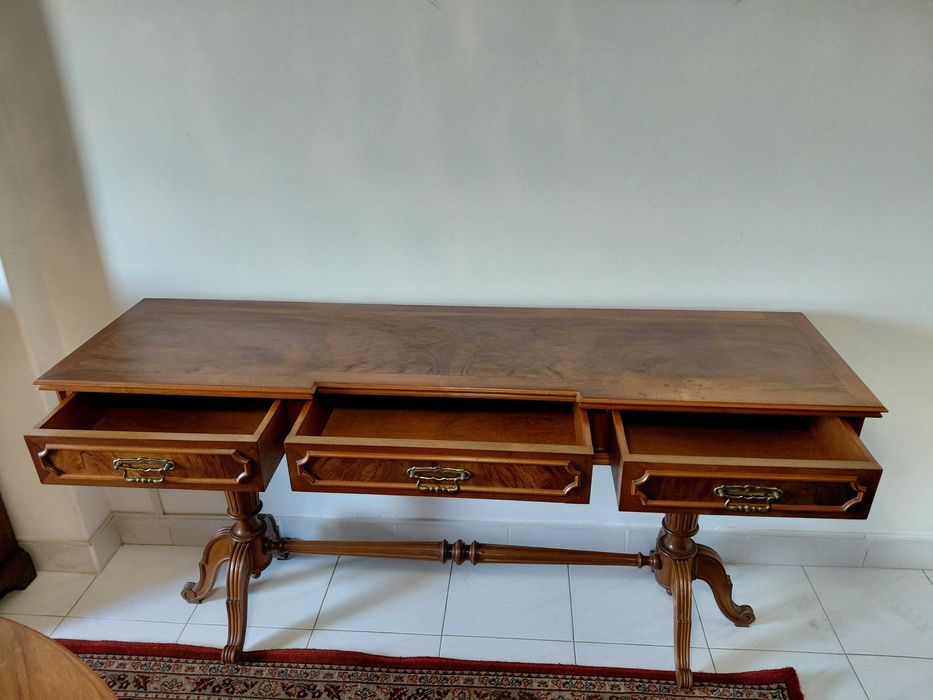 Consola de apoio vintage em madeira