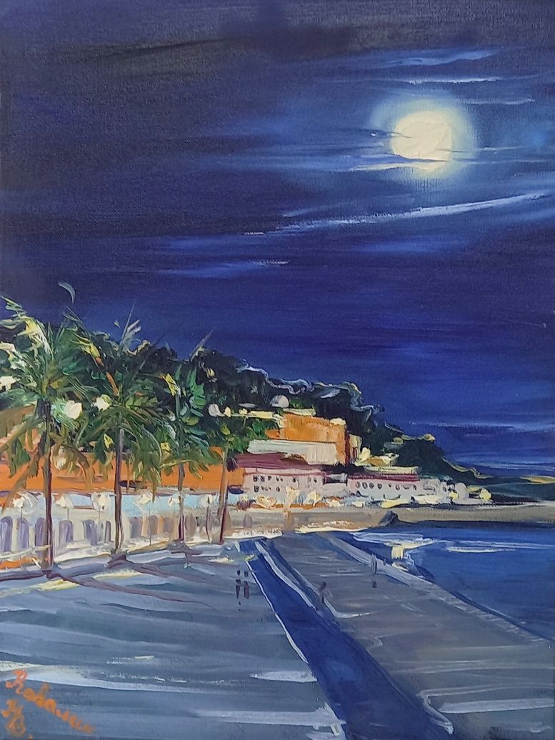 Картини, живопис Наталії Ковалик.Олія холст 30×40.Колекції. Море, Ніца