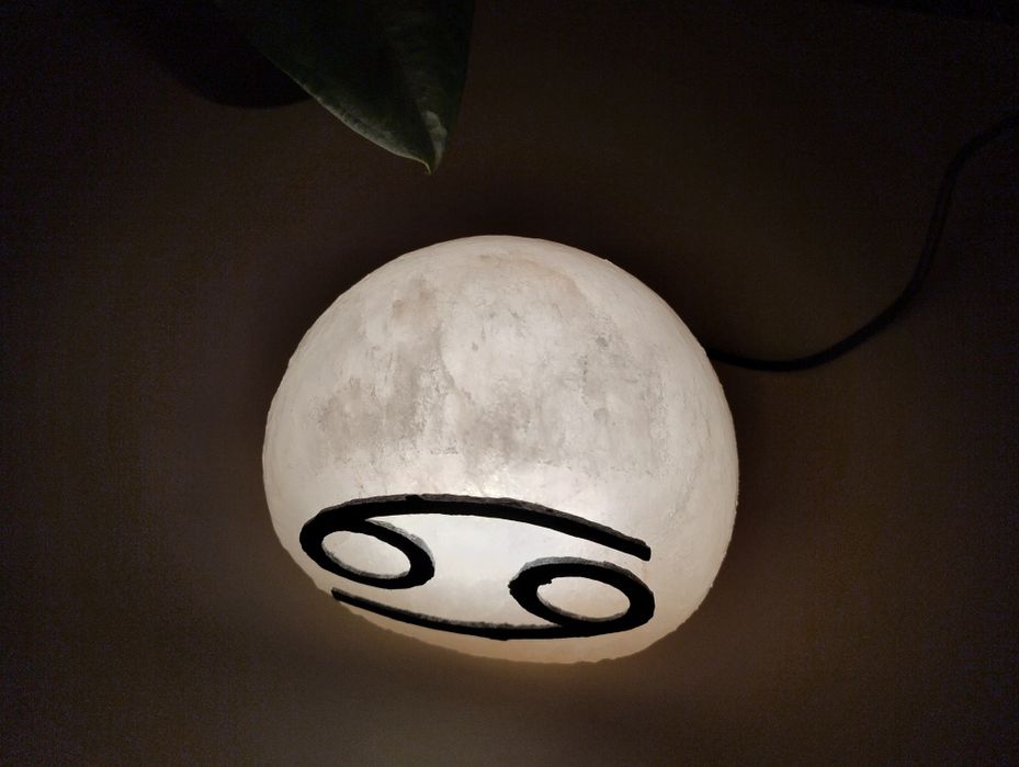 Lampka solna zodiakalna "Rak"