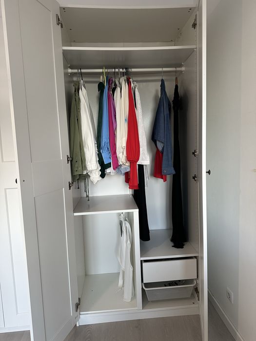 Roupeiro IKEA branco 236 x 100 x 60cm