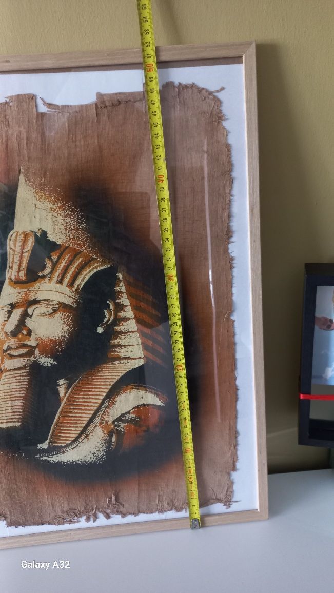 Oryginalny papirus z Kairu w oprawie,  nowy