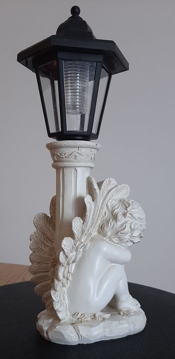 Lampa solarna z aniolkiem śpiącym