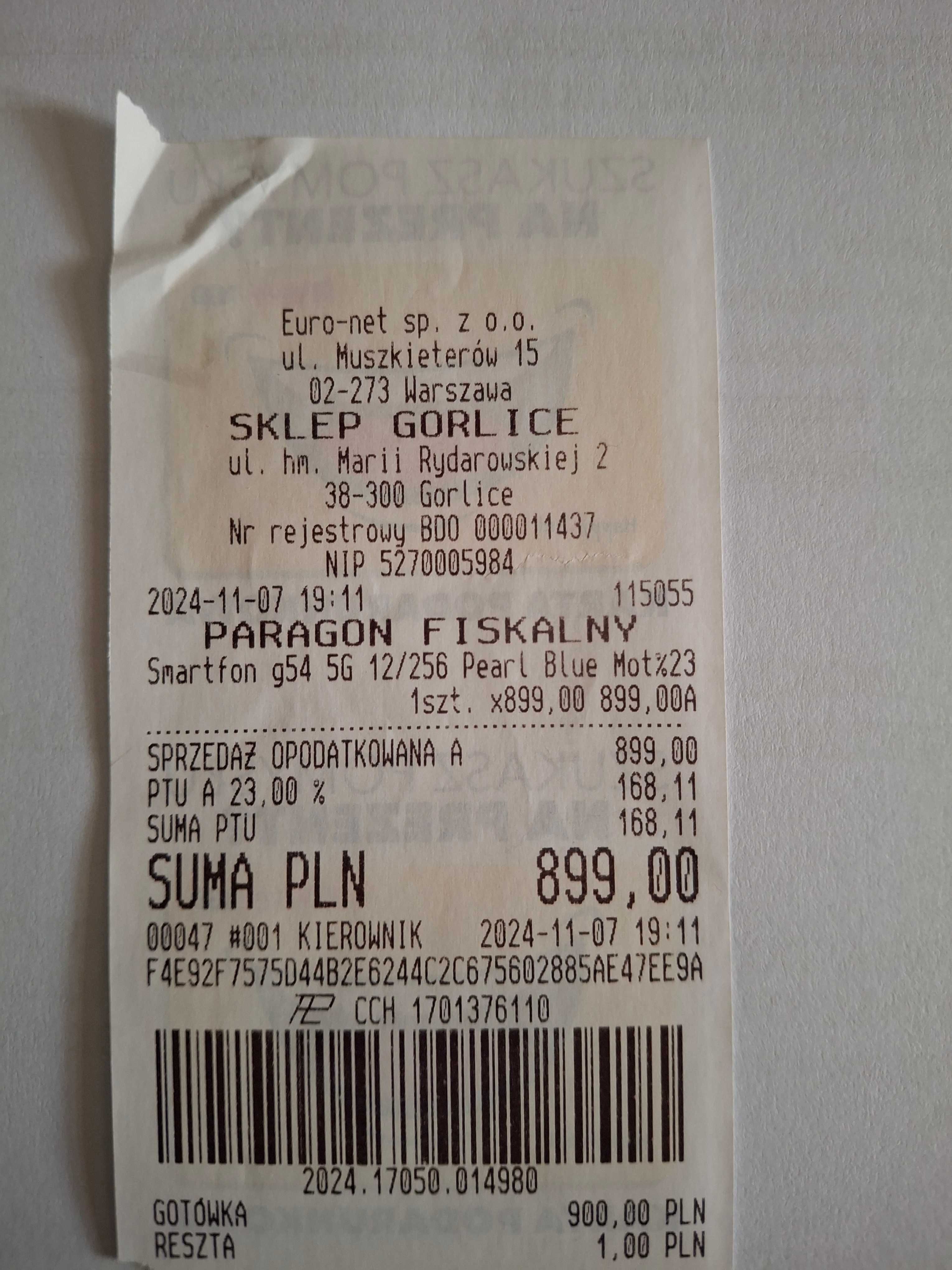 Sprzedam smartfon Motorola g54 5G