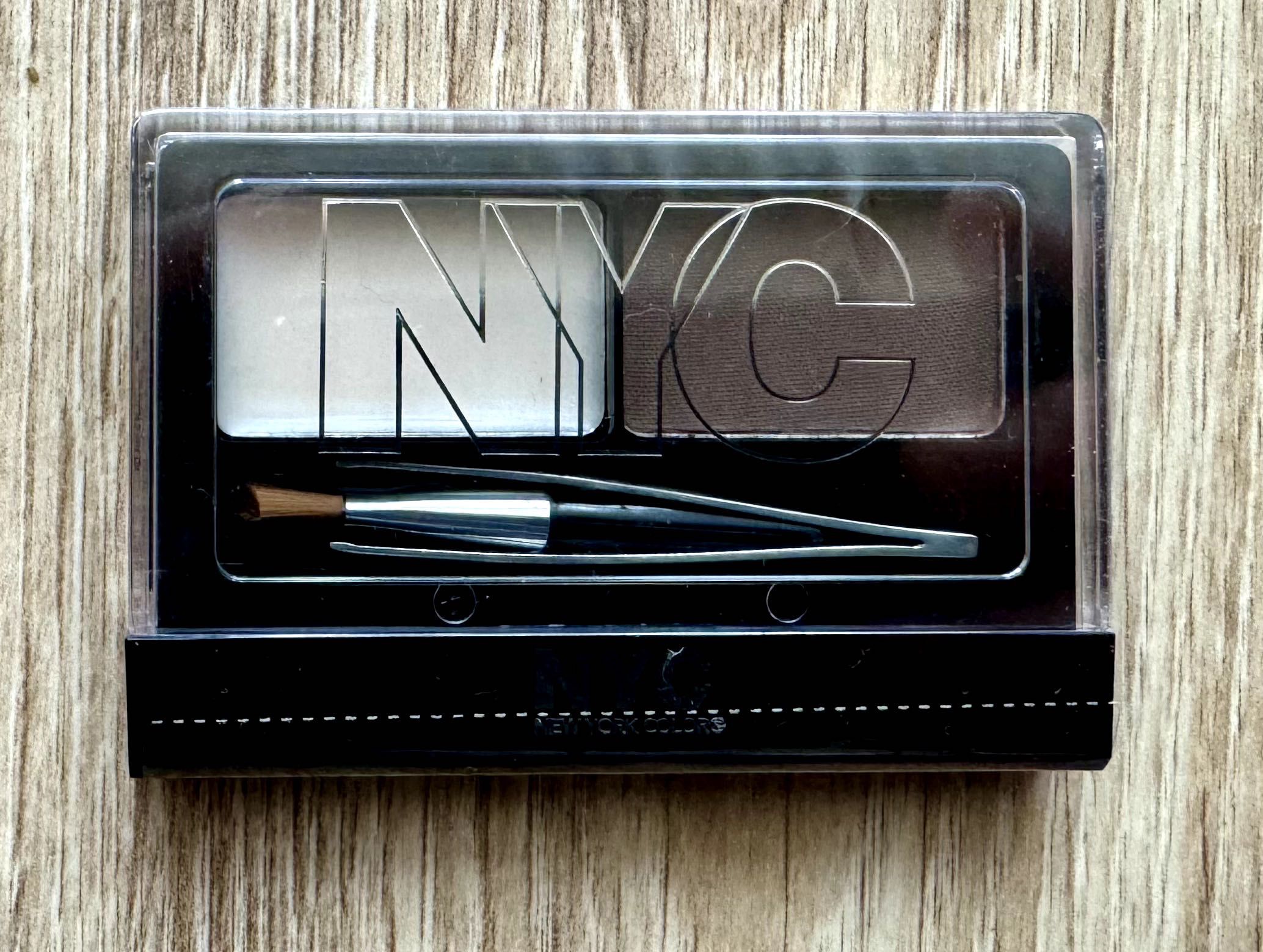 NOWE; Nyc Browser Brush-On, Brów Kit, Kit Sopracciglia, 876 Brunette