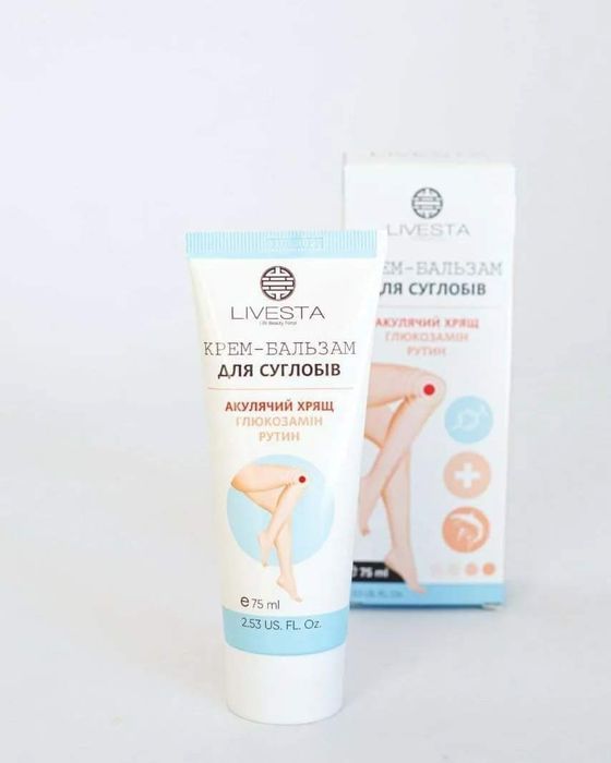 Крем від болю у суглобах.Крем-бальзам для суглобів акулячий хрящ