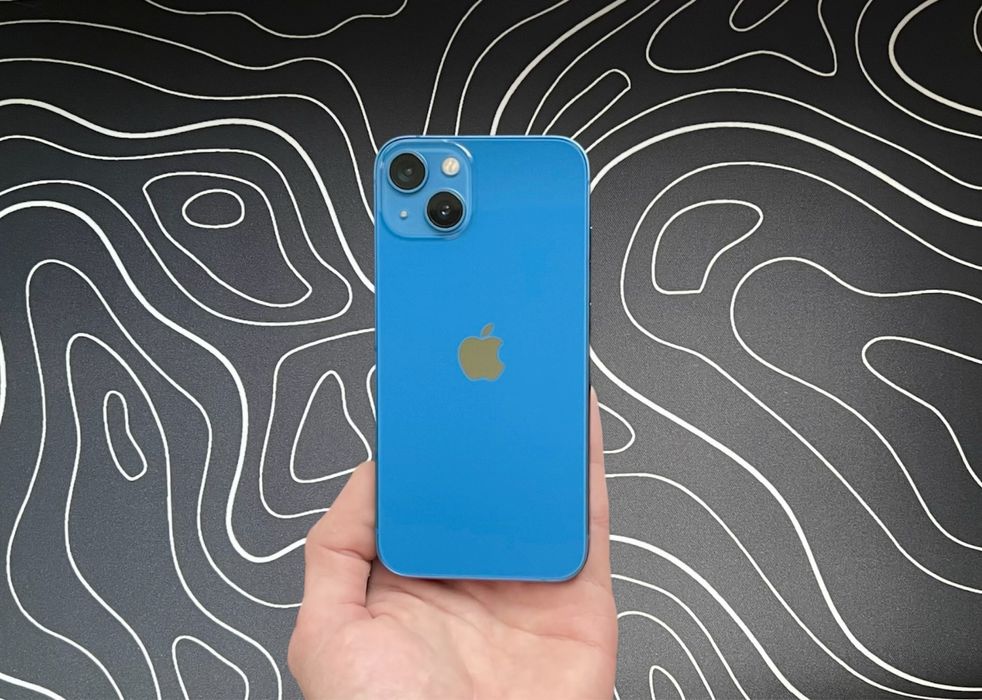 Замечательный - iPhone 13 - 256 гб - 85% АКБ - NEVERLOCK - BLUE