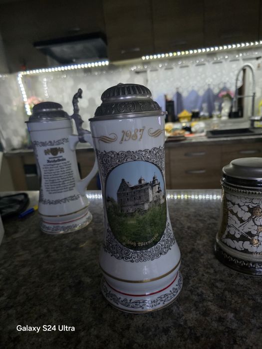 Kufel ozdobny ceramika porcelana