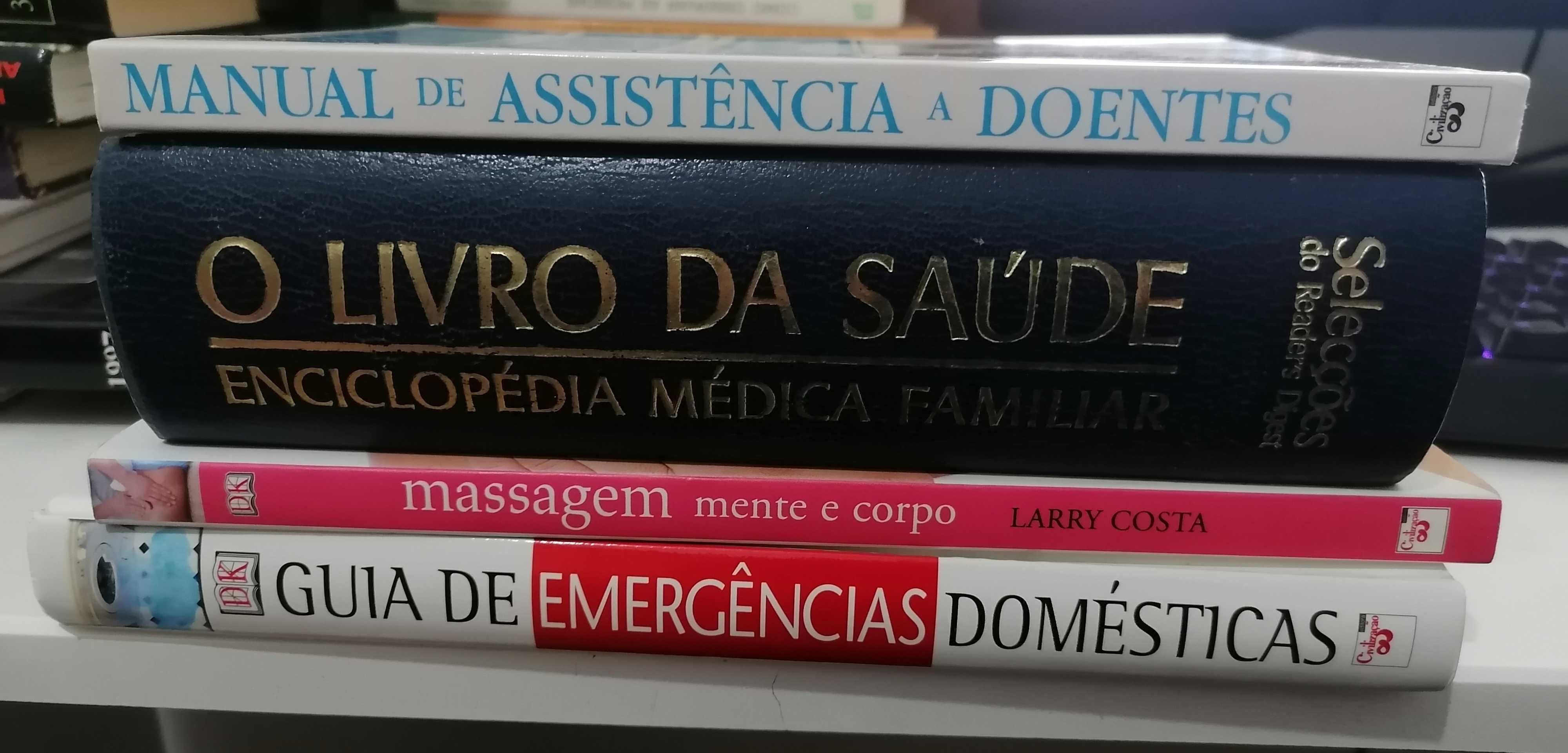 Livros usados de diversas temáticas/autores