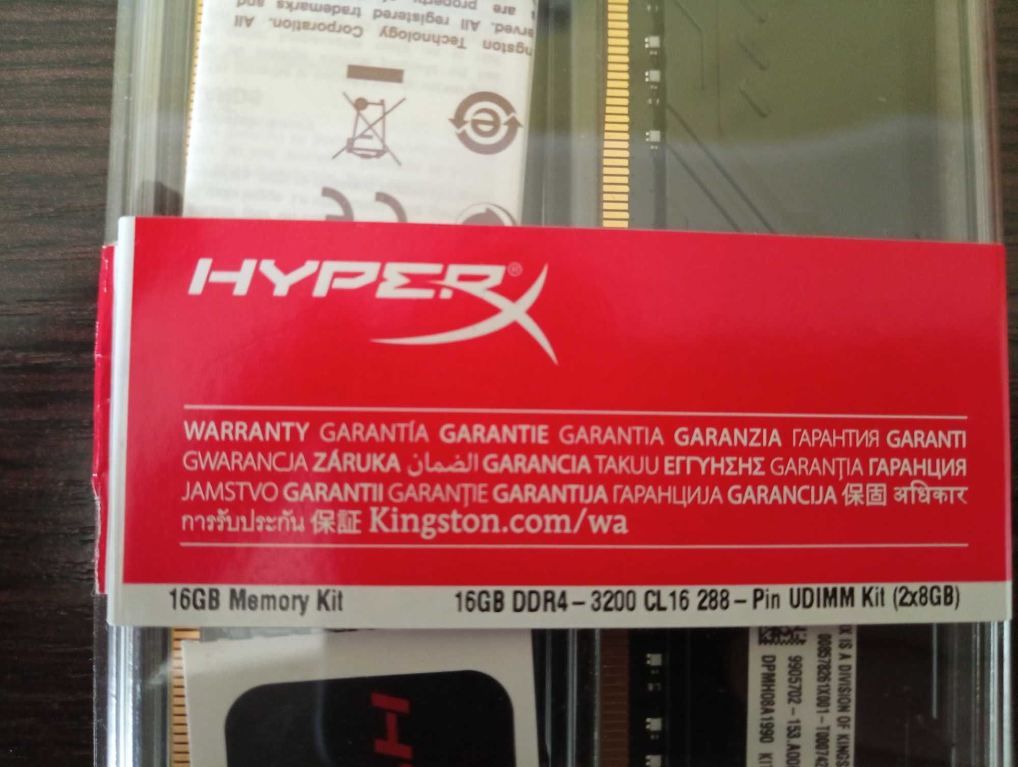 Оперативная память HyperX Fury 16GB (2x8GB) DDR4 3200 MHz