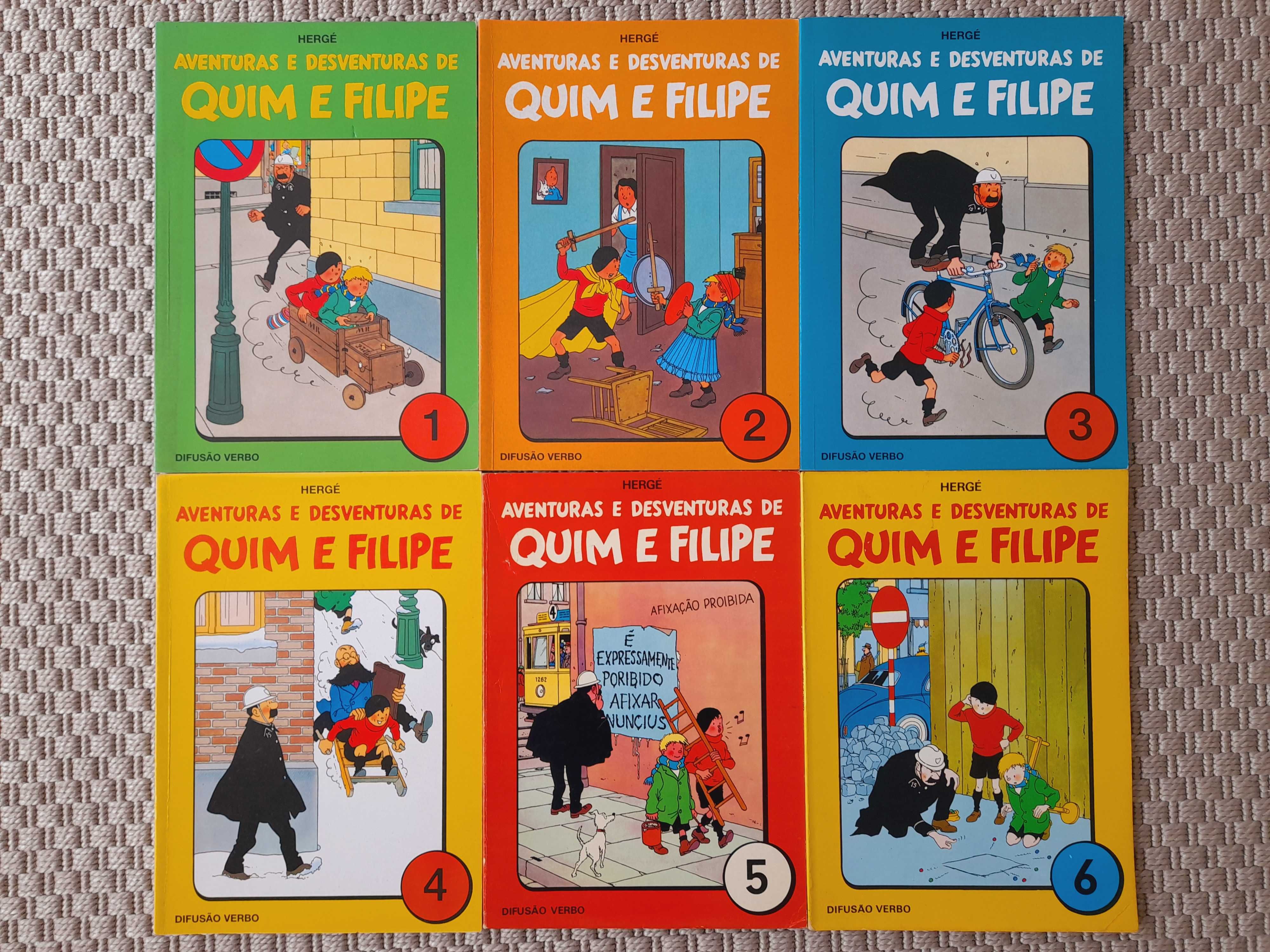 Hergé - Aventuras e Desventuras de Quim e Filipe vols. 1-12 (completo)
