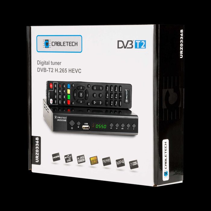 Tuner DVB-T2/C HEVC H.265 Cabletech