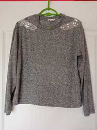 Sweter z cekinami H&M