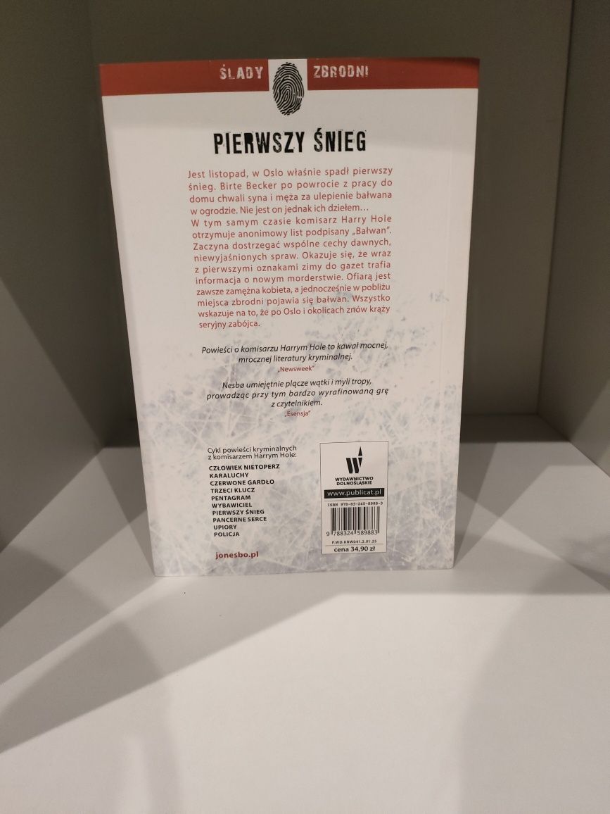 Do negocjacji książka Jo Nesbø „Pierwszy Śnieg”