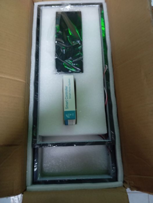 Żyrandol LED ciemny