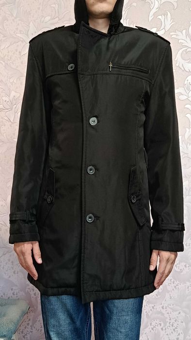 Чоловіче пальто із плащової тканини розмір S