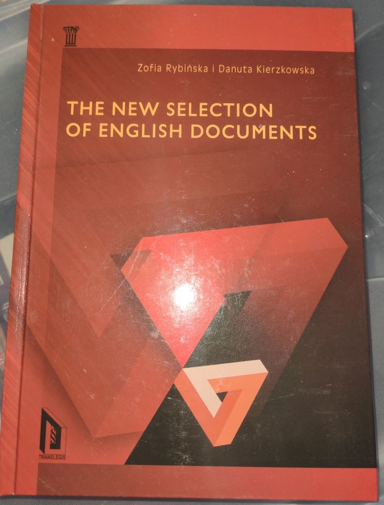 The New Selection of English Documents Zofia Rybińska, D. Kierzkowska