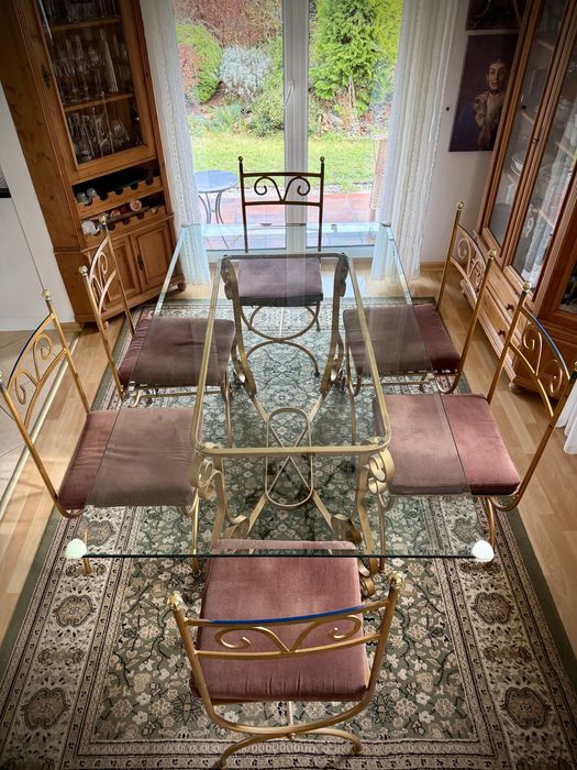 Stół jadalniany z 6 krzeslami do kuchni salonu