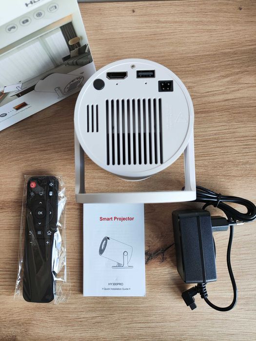 Nowa WERSJA! Przenośny projektor,rzutnik MAGCUBIC HY300 PRO 4K WiFi BT