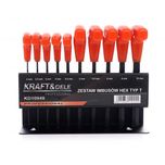 Klucze sześciokątne - IMBUSY 10 szt KD10948