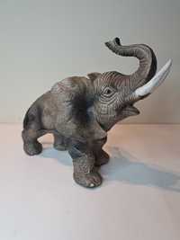 Figurka słonia rzeźba gipsowa ceramiczna 2000r.