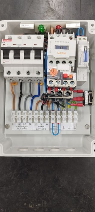Quadro de piscina 230v/400v novo