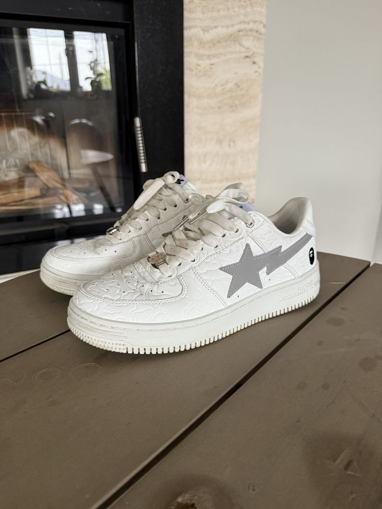 Bapesta A Bathing Ape Bape Sta Low Line Camo White bapestar