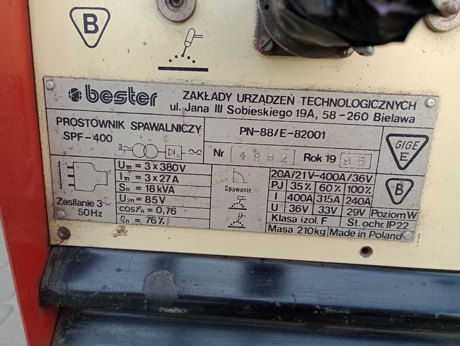 Spawarka spb 400