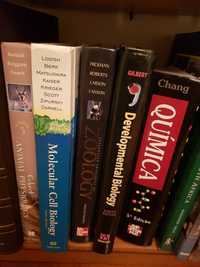 Conjunto livros Biologia e quimica