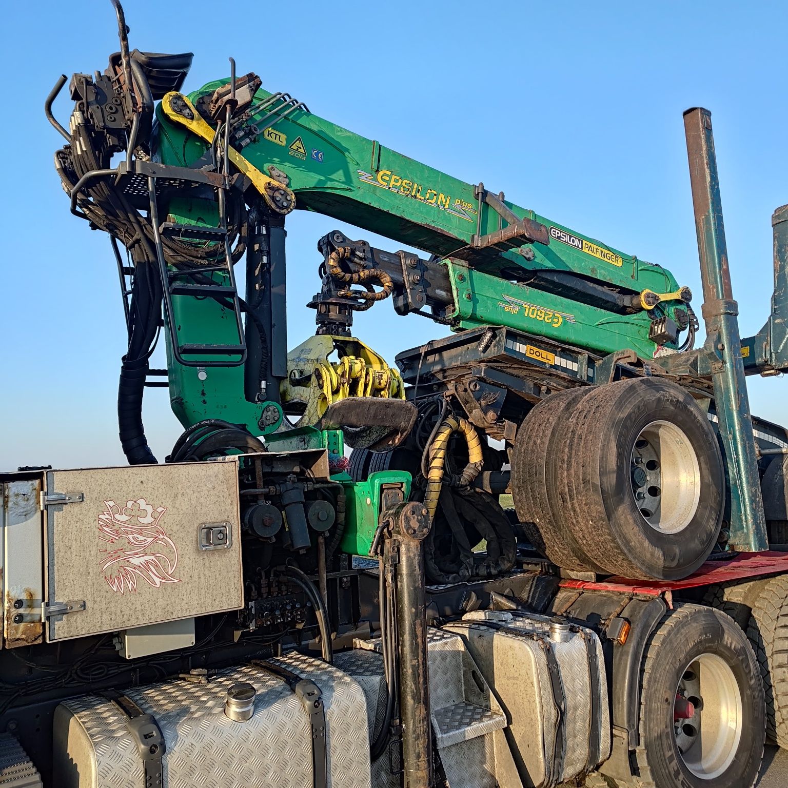 Scania R500 do drewna