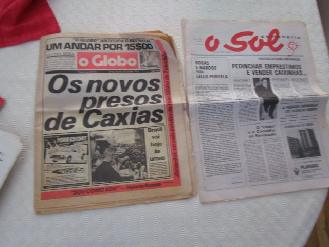 revistas e jornais numero um coleção  Sol touros etc