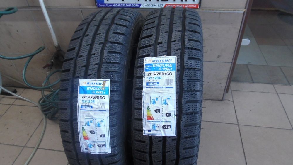 225/75R16C SAILUN Endure WSL1 -BUS , Nowe Opony Zimowe - ANDAR