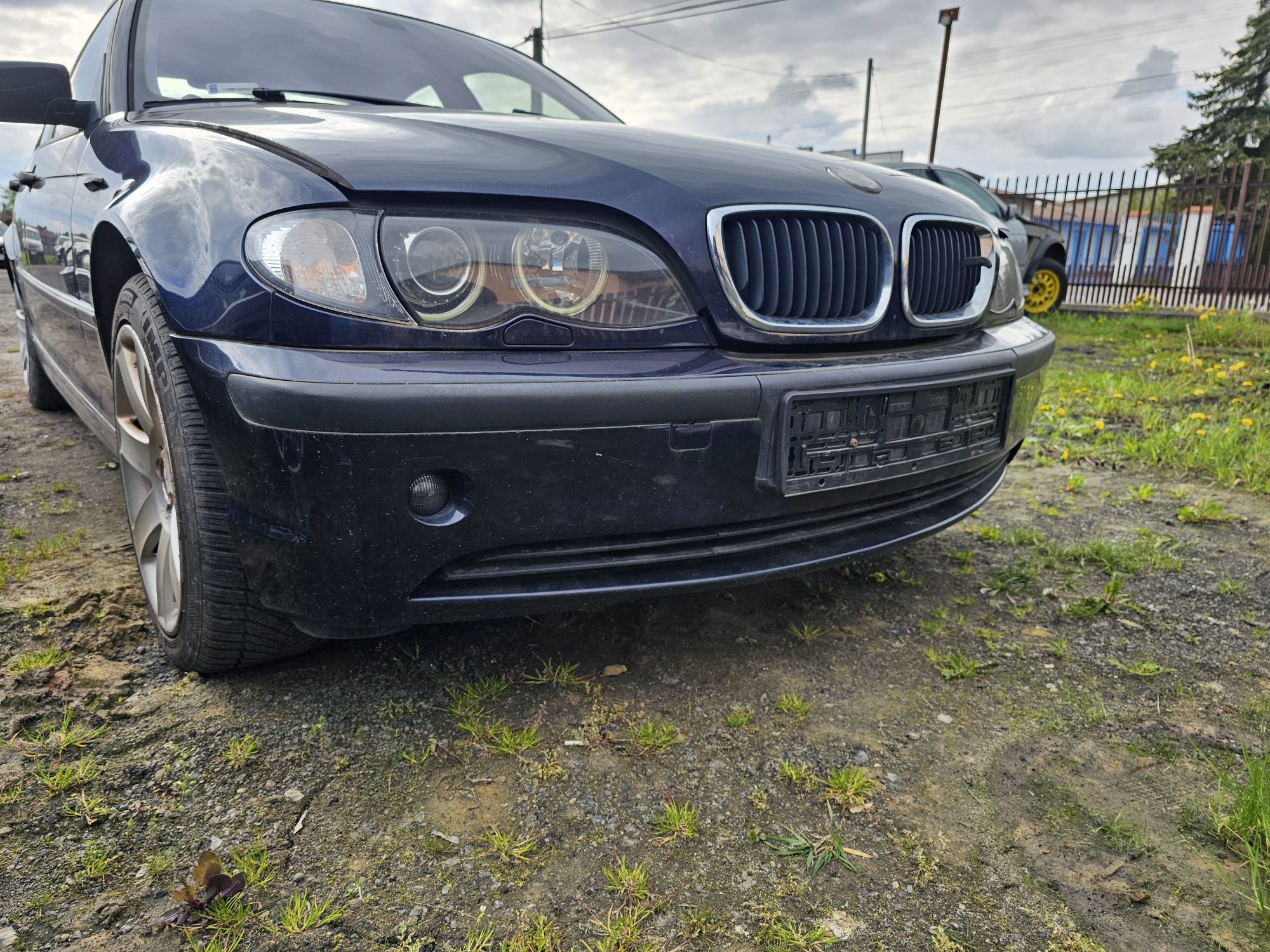 Bmw e46 zderzak przod polift orientblau