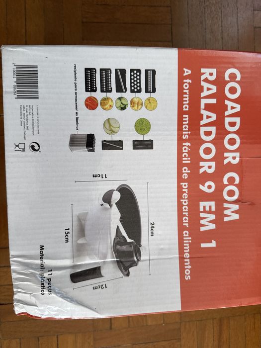 Coador com Ralador 9 em 1 - Novo