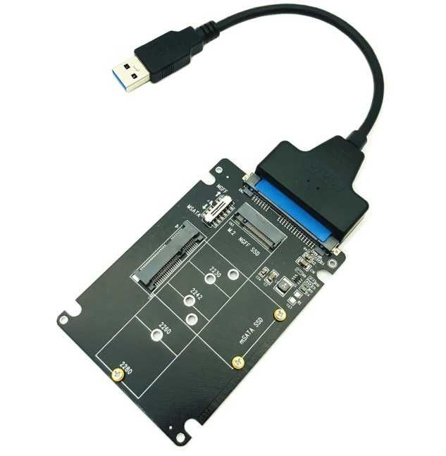 Adaptador/Conversor mSATA Para SATA 2.5/ m.2 SATA SSD Para SATA 2.5