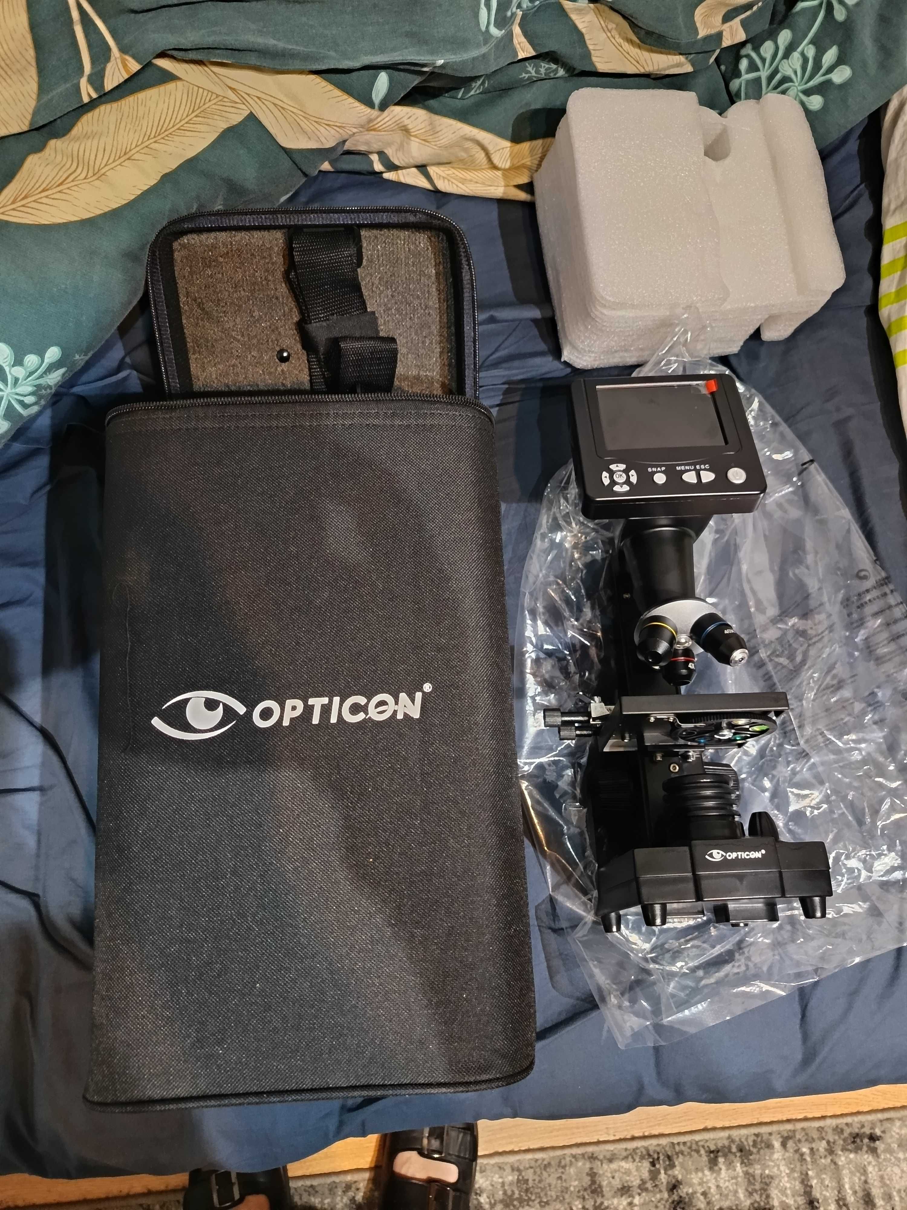 Mikroskop Opticon LCD NOWY prezent