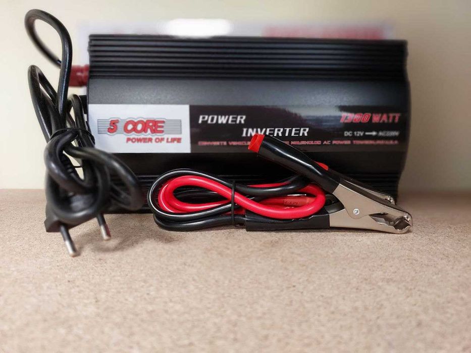 Преобразователь авт инвертор 12-220 1300W з Зарядкою(UPS)Бесперебойник