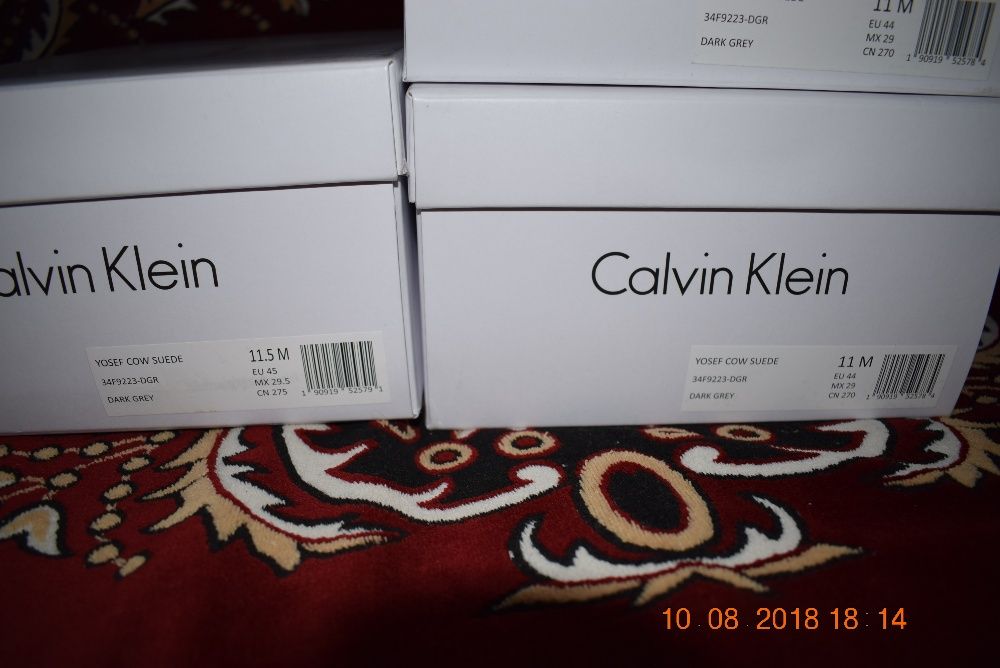 Туфли замшевые Calvin Klein Yoseff