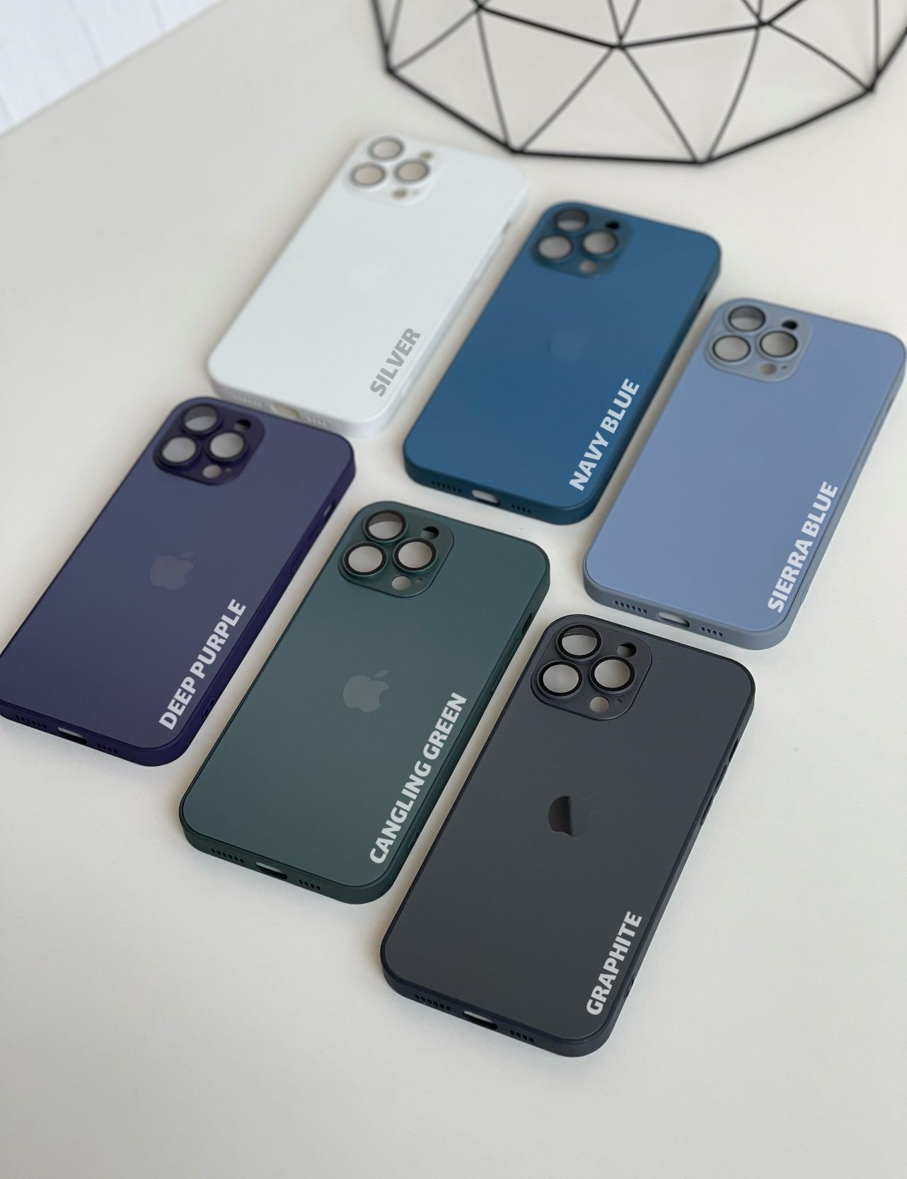 Чехол на iPhone 13 Pro Max, скляний 11 Айфон про макс Glass case