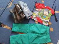 Zestaw dla chłopca na podwórko 3-4 latka  gratis spodnie ocieplane